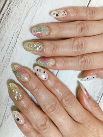 		ジェル。ミラーアート。