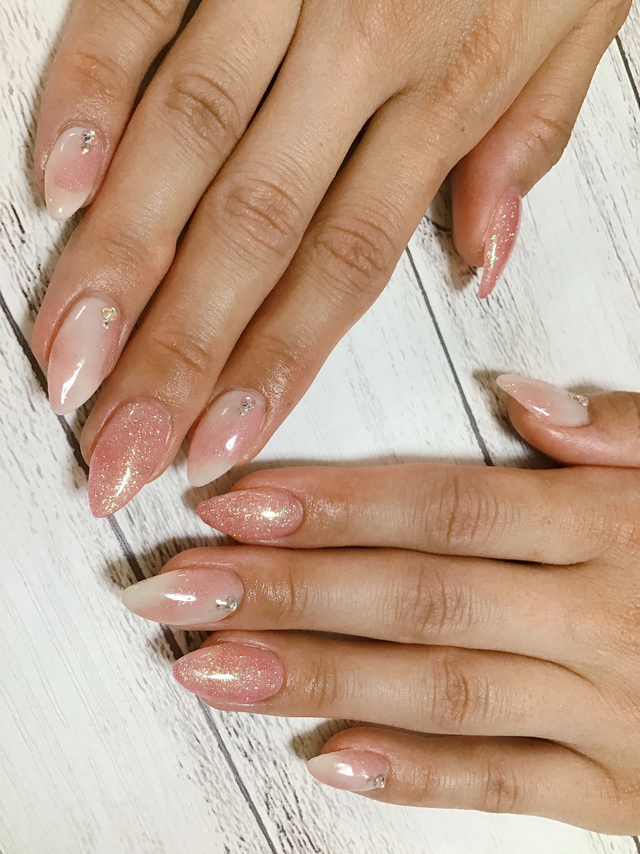 		スカルプチュア。ふんわりピンク。