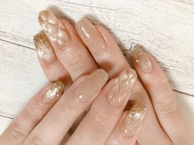 		ジェル。キルティングネイル。