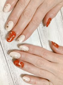 		ジェル。クリスマスアート。