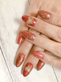 ジェル。くりぬきハート。