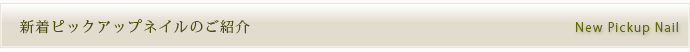 新着ピックアップネイルのご紹介